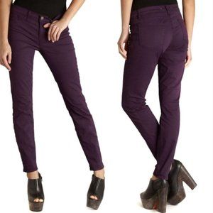 J Brand Skinny Leg Jeans in Aubergine Size 29 X 29 EUC
